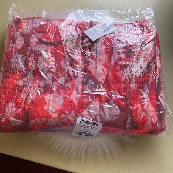 NWT Torrid MIDI Cotton Clip Dot Lace Up Smocked Dress Size 2x - Picture 7 of 9